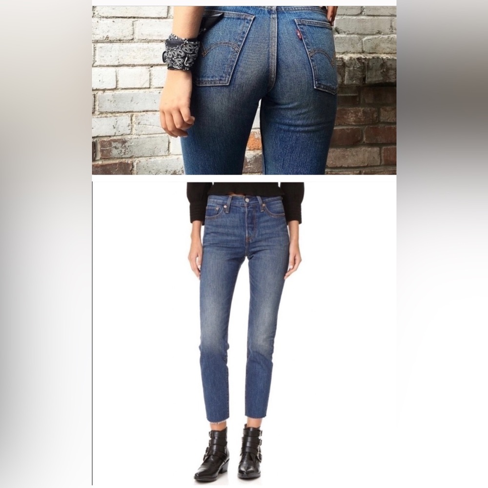 Levi’s Jeans, great pre owned condition. Flared at the end